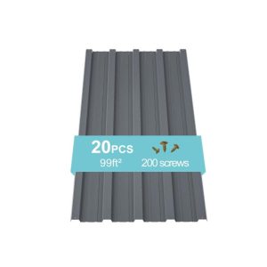 Jaxilyn 20-Piece Metal Roof Panels