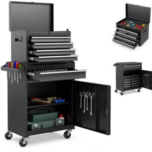 Goplus 5-Drawer Rolling Tool Chest Cabinet