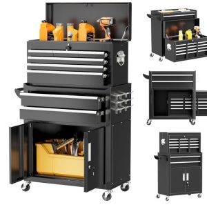 Superday 8-Drawer Rolling Tool Chest with Lock