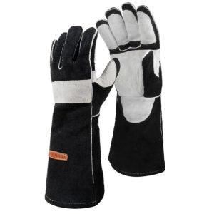 YESWELDER 16-Inch 932°F Leather Forge MIG Welding Gloves